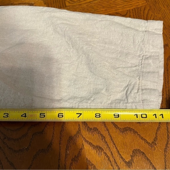 Finery x Proper Linen Blend Kimono Jacket Blazer Sz S Relaxed Fit Lagenlook - Picture 15 of 15